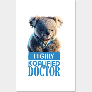 Just a Highly Koalified Doctor Koala 4 Posters and Art